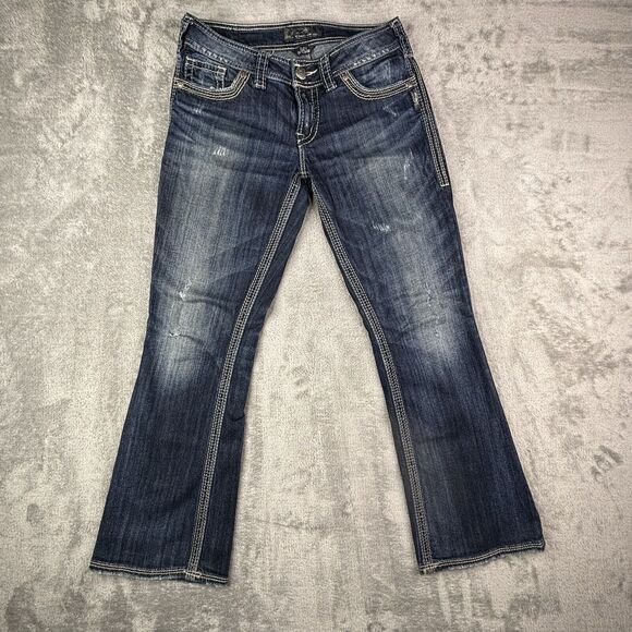 Silver Jeans Co. Women's Suki Surplus Bootcut Jeans Size W28/L30 - Picture 3 of 14